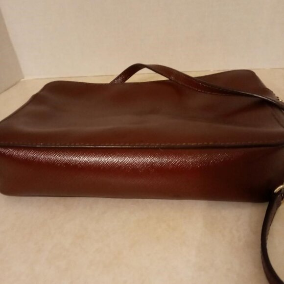 Michael Kors Wine Burgundy Leather Crossbody andMatching Wallet - Picture 3 of 8